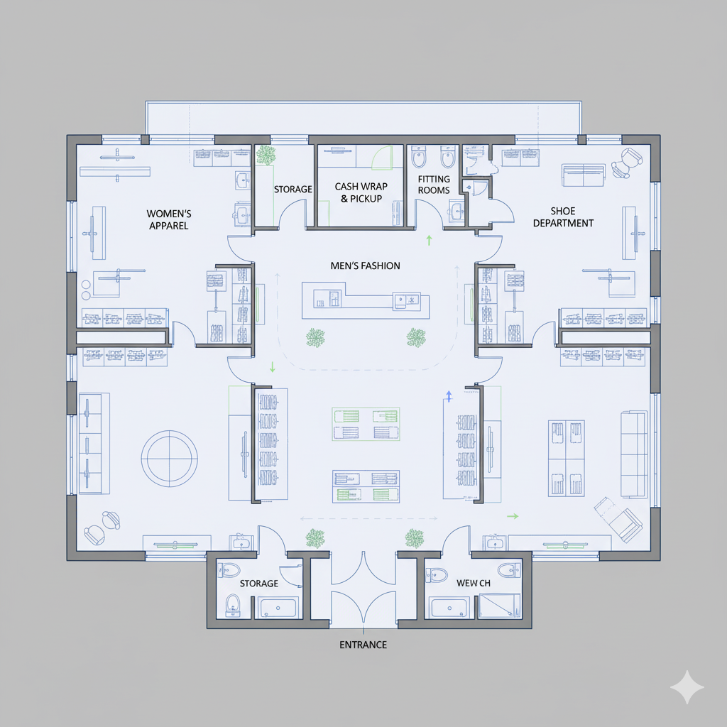 Detailed Store Layout